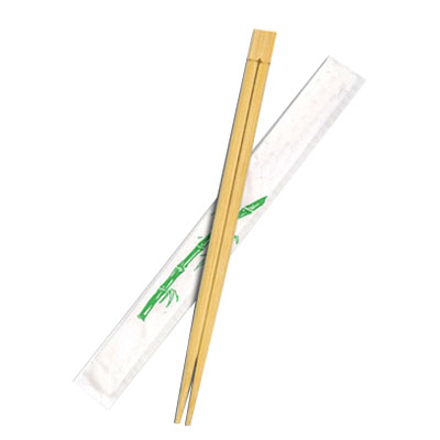 pack of 100. 21cm Individually Wrapped Wooden Chopsticks 